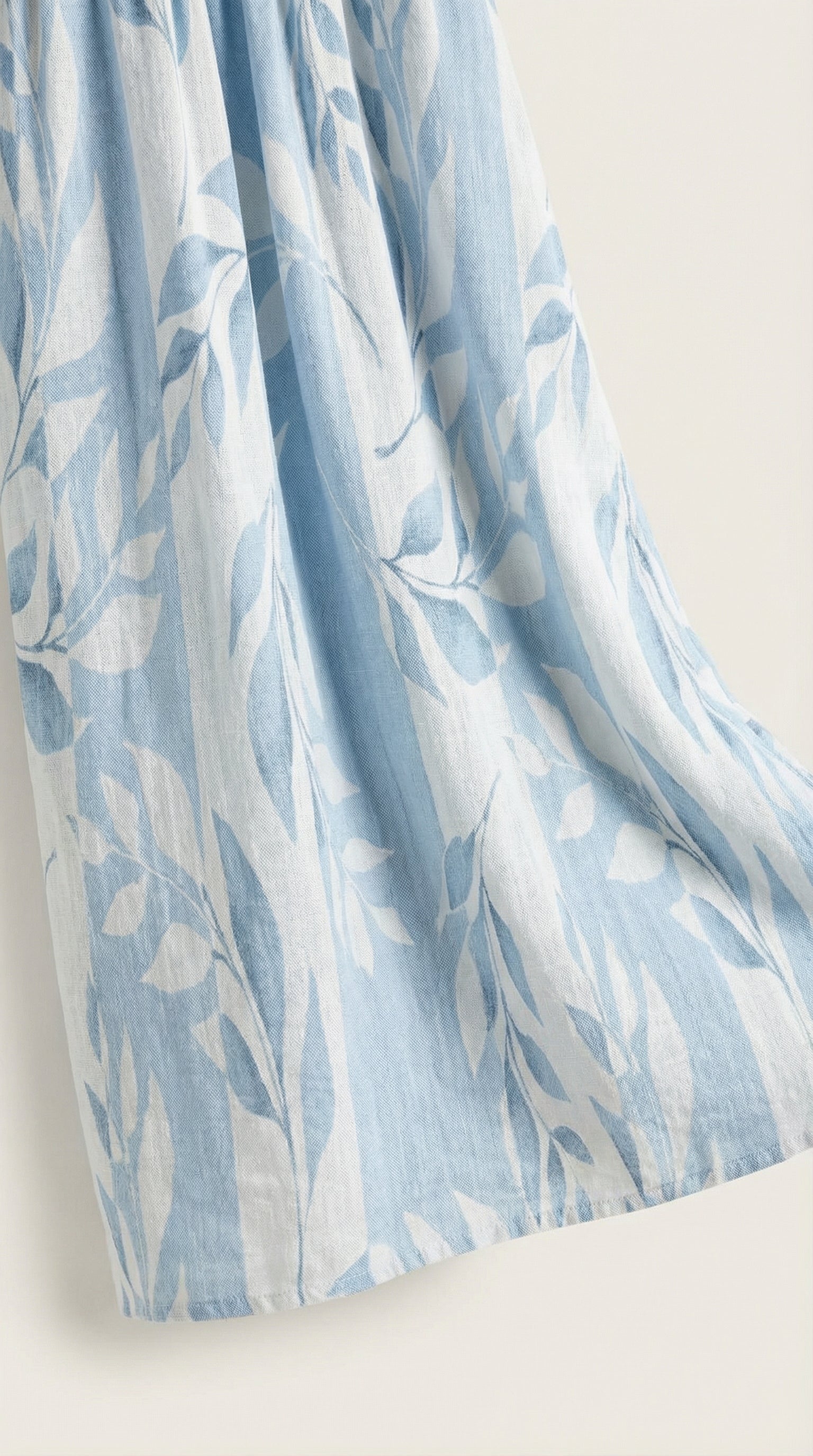 Joy | Leaf Print Midi Dress